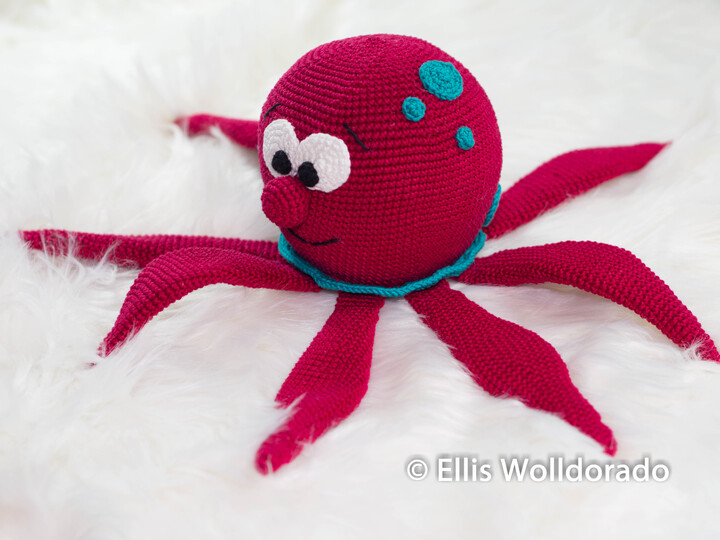 Oktopus Helga, Häkelanleitung