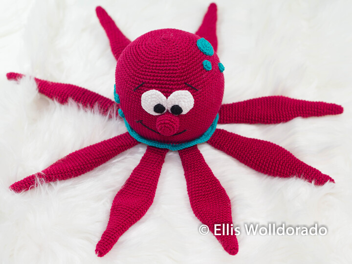 Oktopus Helga, Häkelanleitung