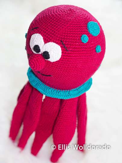 Oktopus Helga, Häkelanleitung