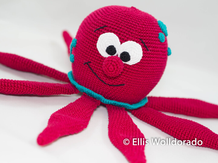 Oktopus Helga, Häkelanleitung