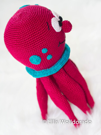 Oktopus Helga, Häkelanleitung