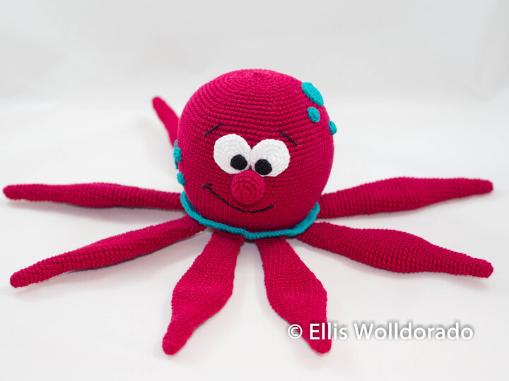 Oktopus Helga, Häkelanleitung