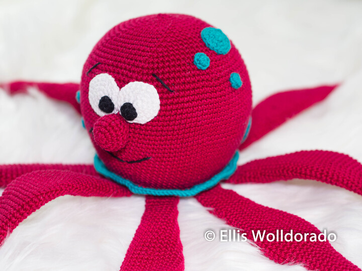 Oktopus Helga, Häkelanleitung