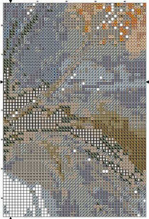 Hibiscus 1 Cross Stitch Pattern PDF