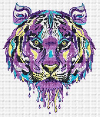 Tiger 1 Cross Stitch Pattern PDF