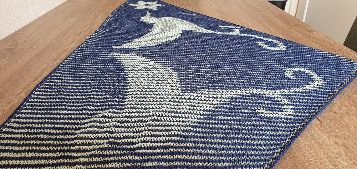 Hummingbird, Shadow Knitting, Illusion Knitting, Motif Shawl