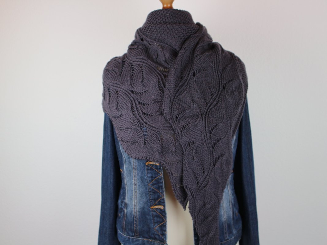 Strickanleitung asymetrisches Tuch "Harmony"