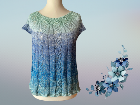 Tunika Gravedona - Strickanleitung bis Gr. 50