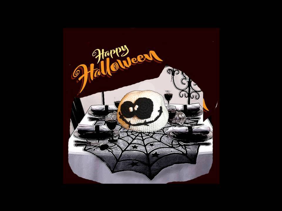 Halloween Dekoration fröhliches Gespenst