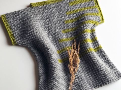 Crochet Pattern - Shadows In The Rain Vest