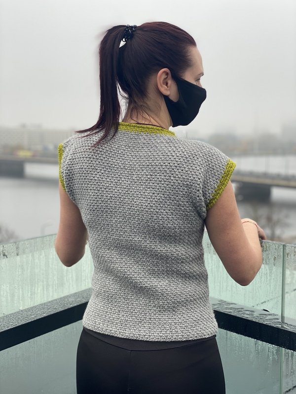 Crochet Pattern - Shadows In The Rain Vest - Image 6