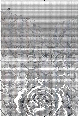 Flowers Heart 8 Cross Stitch Pattern PDF