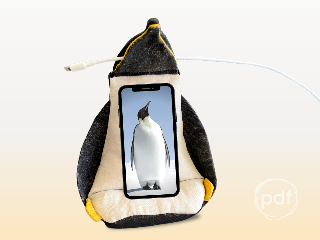 HoldMe "SMART",Mobile Phone Holder, pattern + photo tutorial