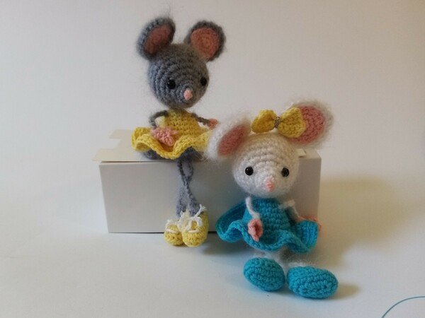 Pretty Mouse. Crochet pattern