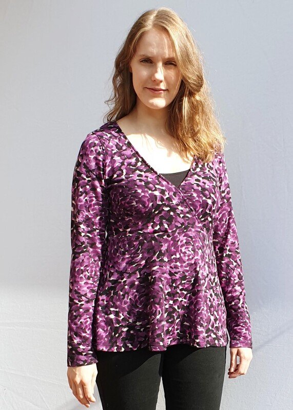 Conny – Jersey Wickelkleid & Shirt im Babydoll-Stil (BU 80-116, A4+A0) - Bild 4