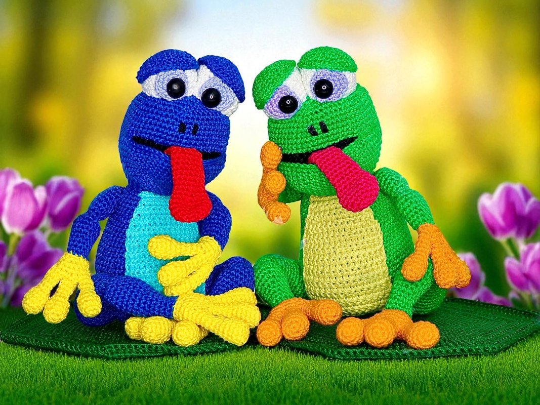 freddie the frog - crochet patterns