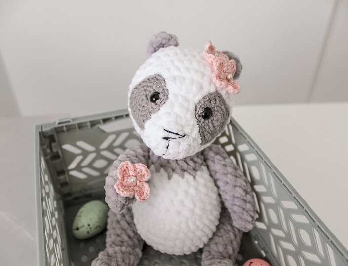 Häkelanleitung Marble Panda