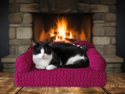 Crochet Cat Couch Pattern