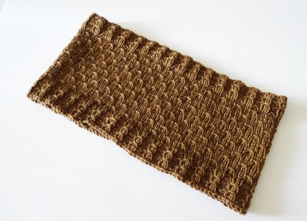 Cowl knitting pattern "Coffee Beans"