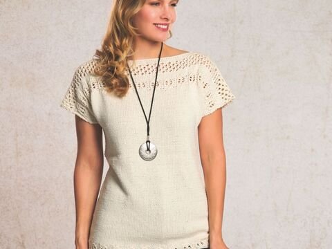 Strickanleitung Damenpulli "Seidenglanz" 761194