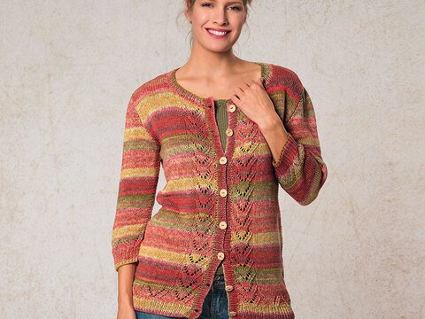 Strickanleitung Damenjacke "Messina" 761195