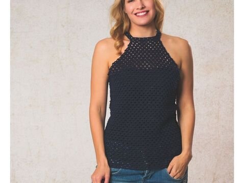 Häkelanleitung Damentop "Piazza" 761198