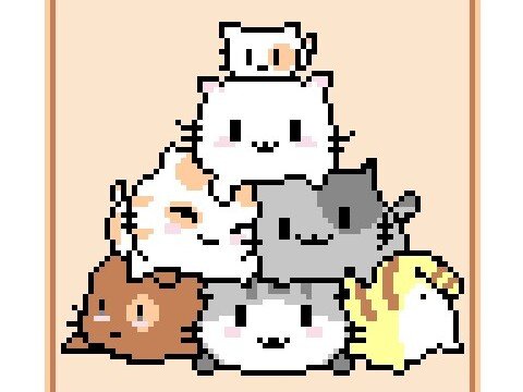 Häkelmuster * KÄTZCHEN * Grafik für Fm Decke