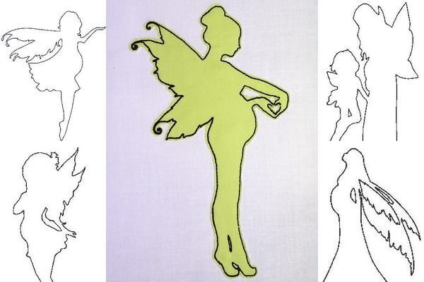 Fee schwanger Doodle Stickdatei 11 Motive in 6 Größen