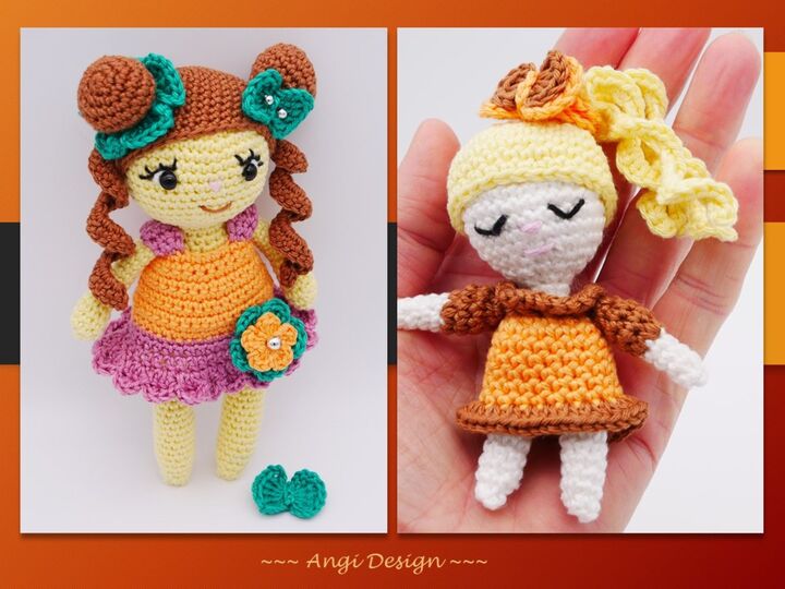 Häkelanleitung die süßen Schwestern