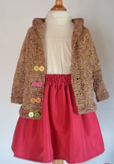 Strickanleitung * Kinderjacke *  Cardigan * 3 Größen 2 - 6 Jahre * RVO