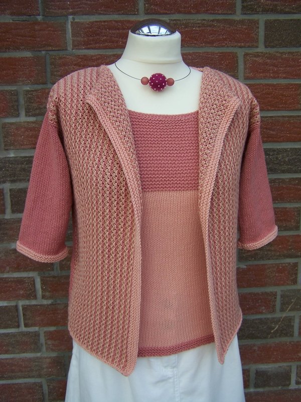 Strickanleitung für Jacke "Mandelblüte"