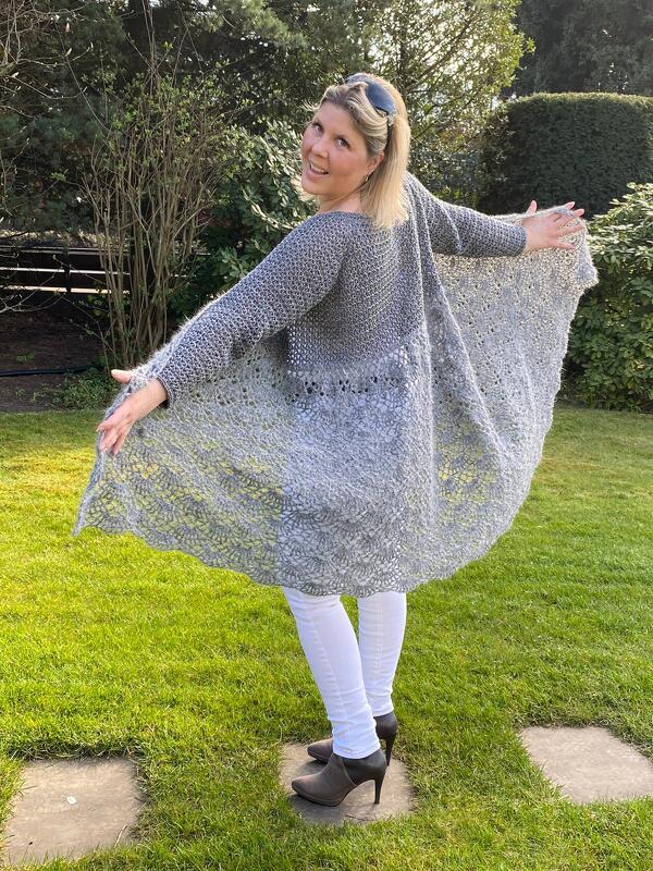 Häkelanleitung Mantel/Jacke La Belle alle Größen