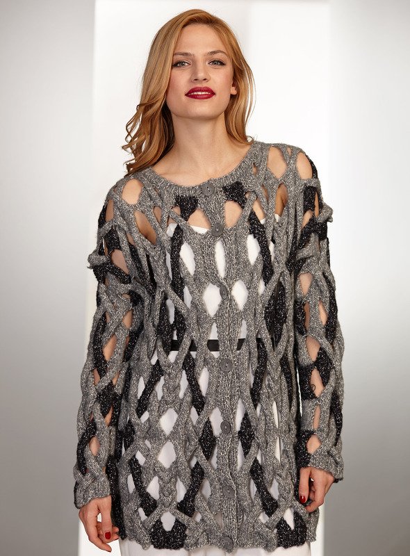 Strickanleitung: DAMEN-PULLOVER ANDRINA