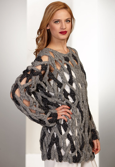 Strickanleitung: DAMEN-PULLOVER ANDRINA