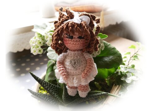 Häkelanleitung Schlüsselanhänger Engelchen