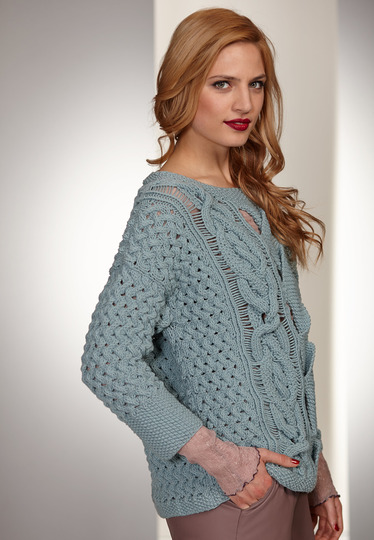Strickanleitung: Damen-Pullover Liridona