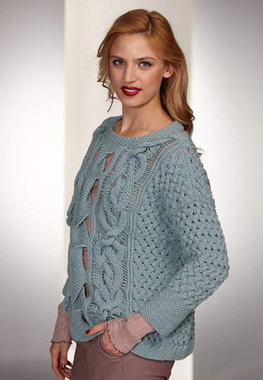 Strickanleitung: Damen-Pullover Liridona