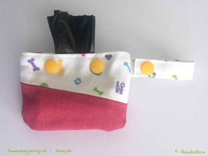 BICKS Poo Bag Pouch with lining, Sewing Pattern