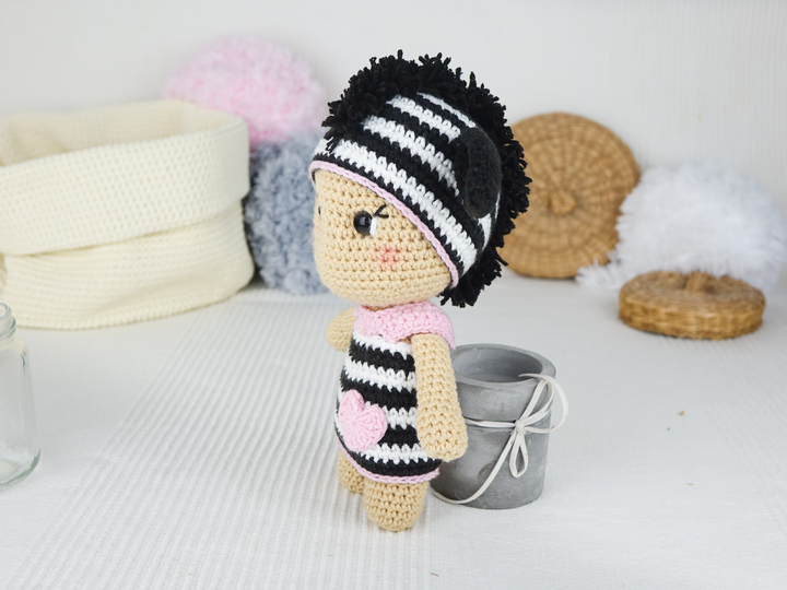 Zebra Titti aus der Little Friends Kollektion - PDF Anleitung