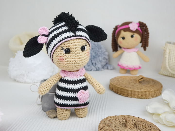 Zebra Titti aus der Little Friends Kollektion - PDF Anleitung