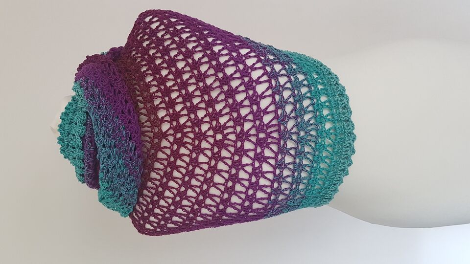 Häkelanleitung flaches Dreiecktuch Super Easy