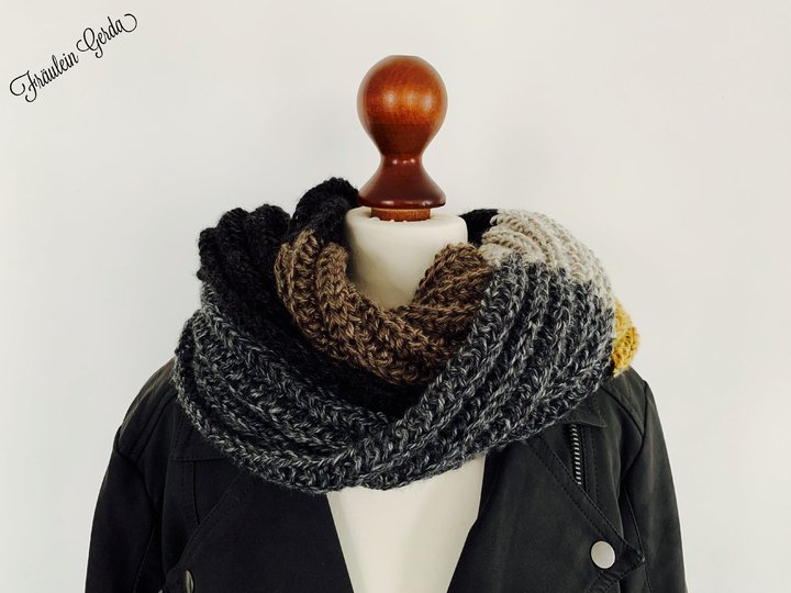 Anleitung Herrenschal ohne linke Maschen