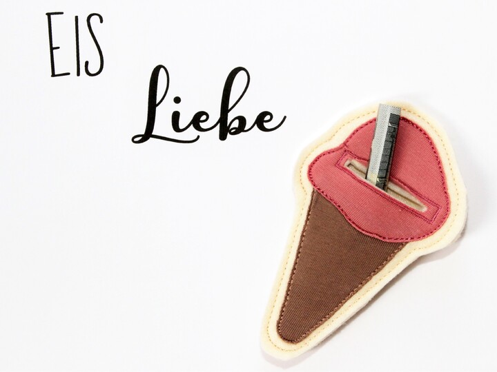 Stickdatei Eis ITH Wunscherfüller Eistüte Eiswaffel