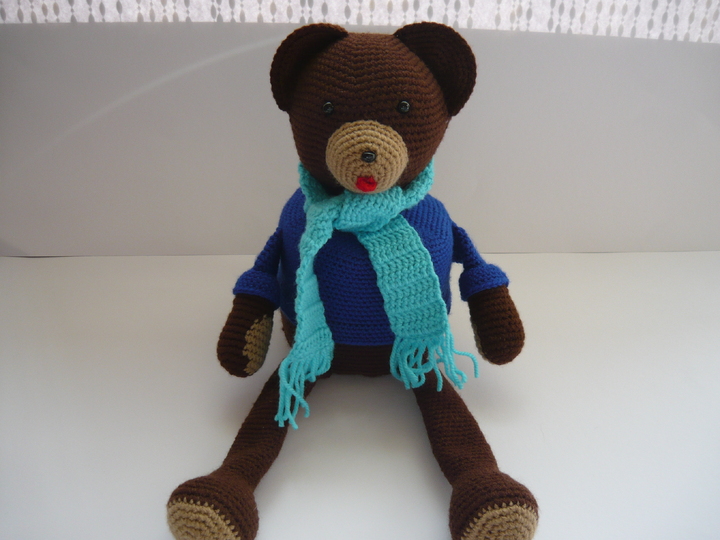 Häkelanleitung Bär Klorollenhut