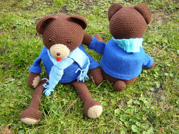 Häkelanleitung Bär Klorollenhut