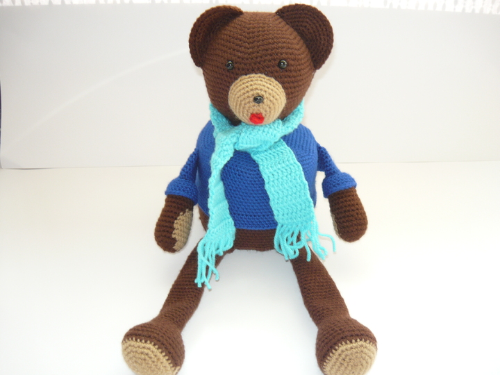 Häkelanleitung Bär Klorollenhut