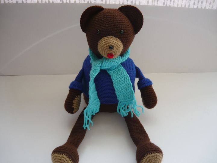 Häkelanleitung Bär Klorollenhut