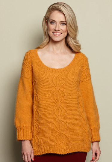 Strickanleitung: Damen-Pullover Ribba