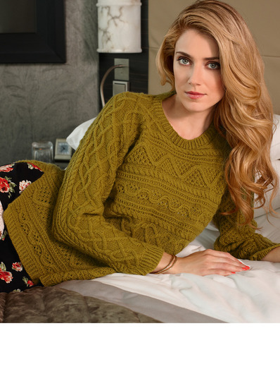 Strickanleitung: Damen-Pullover Idra