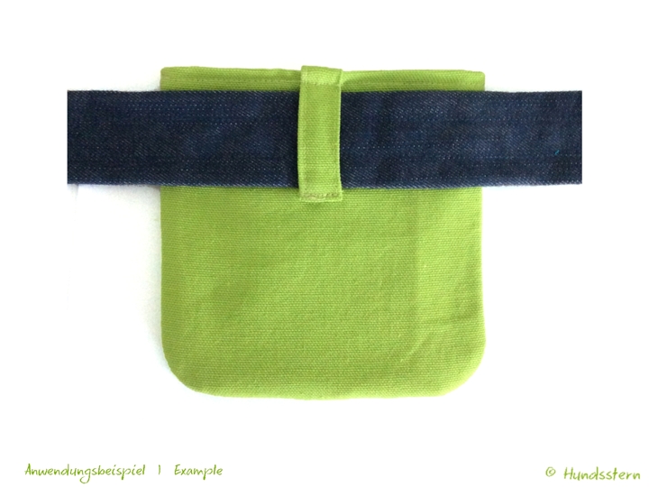 Bickie easy treat pouch with lining, sewing pattern